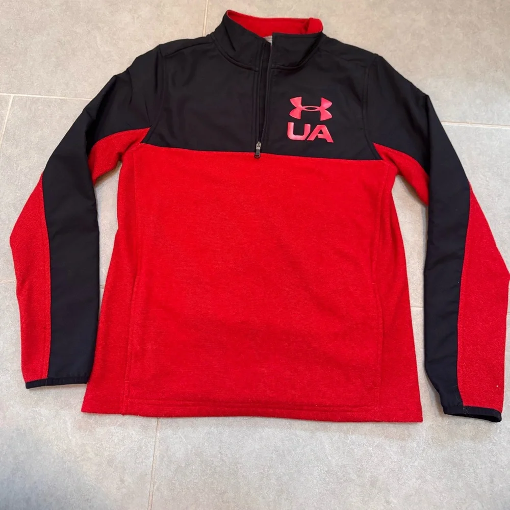 Under Armour Red ColdGear Pullover